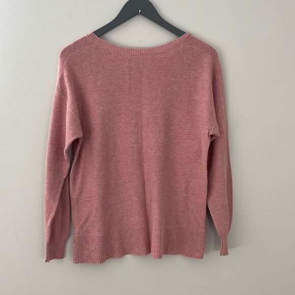 American Eagle Outfitters‎ Women's Pullover Sweater Crewneck Pink Size Medium - Picture 4 of 7